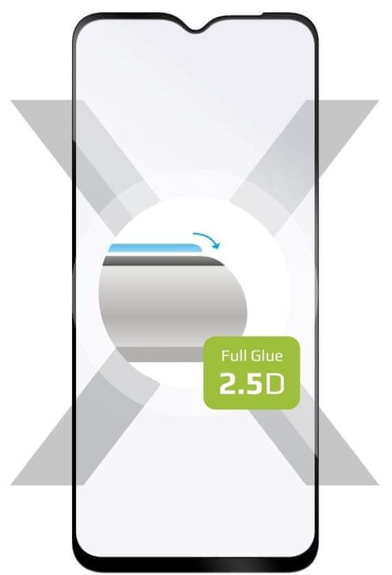 FIXED Ochranné tvrdené sklo Full-Cover pre Samsung Galaxy M14 5G, lepenie cez celý displej FIXGFA-1077-BK, čierne